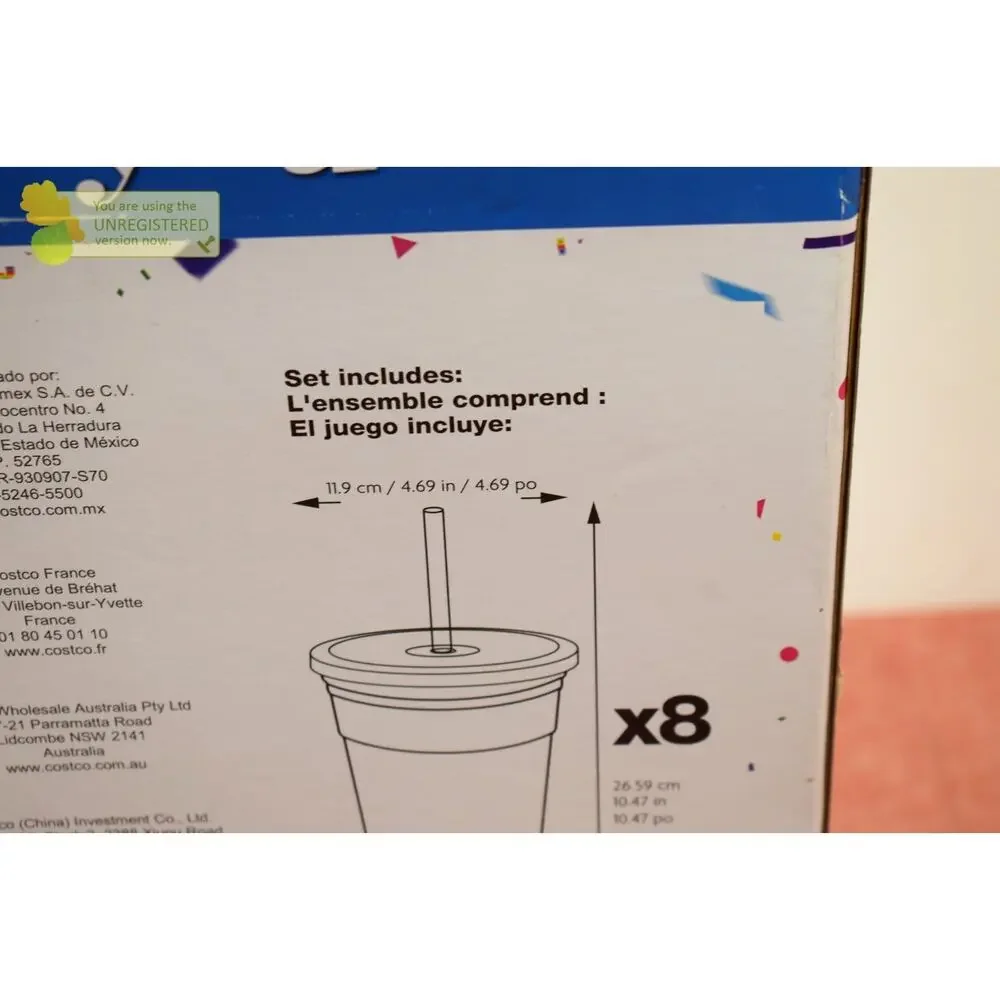 Party Cup Set 32 Oz 8 Piece Set